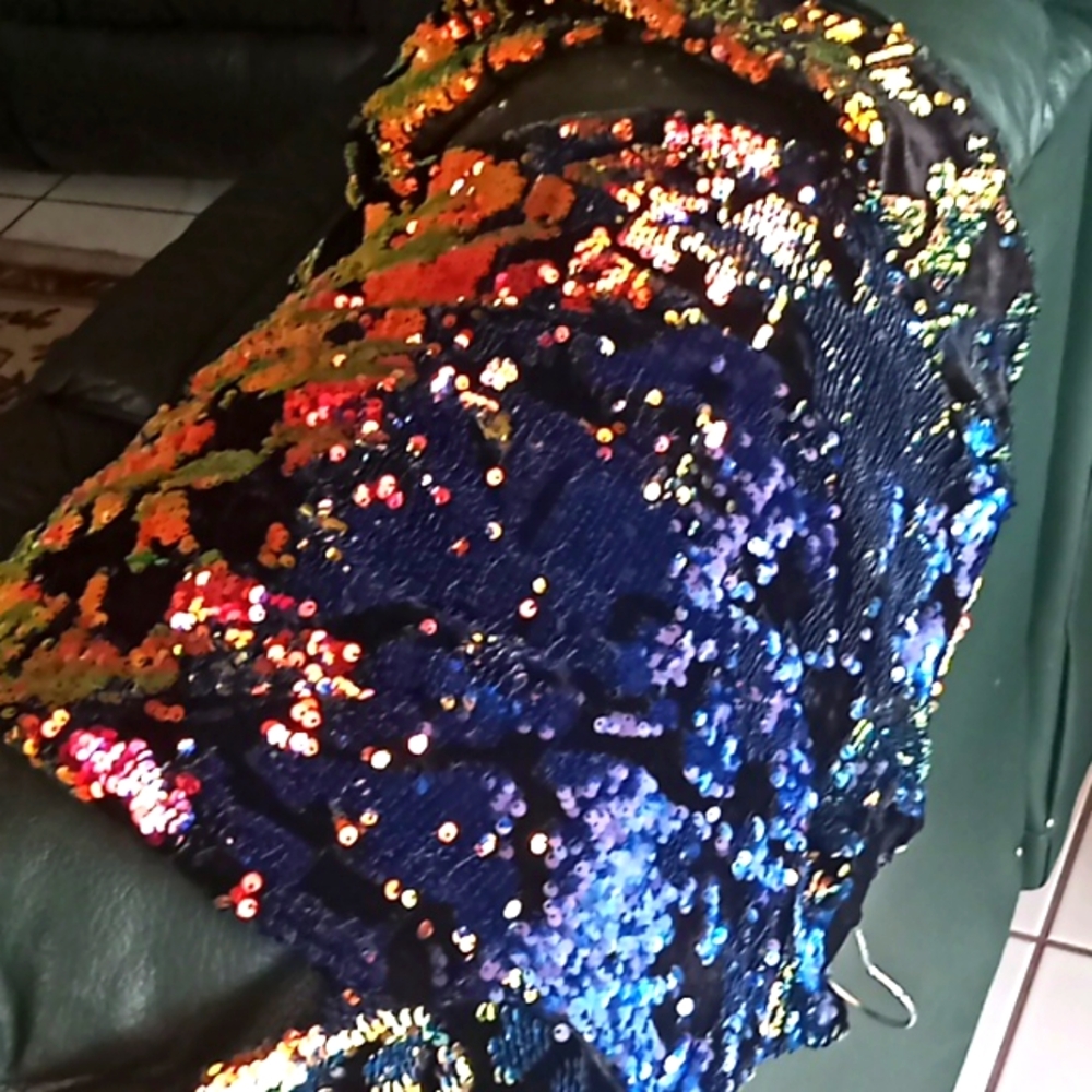 ALEXIA ADMOR XS Sequin Dress. Multicolor. Absolutely Stunning!! - Picture 7 of 13